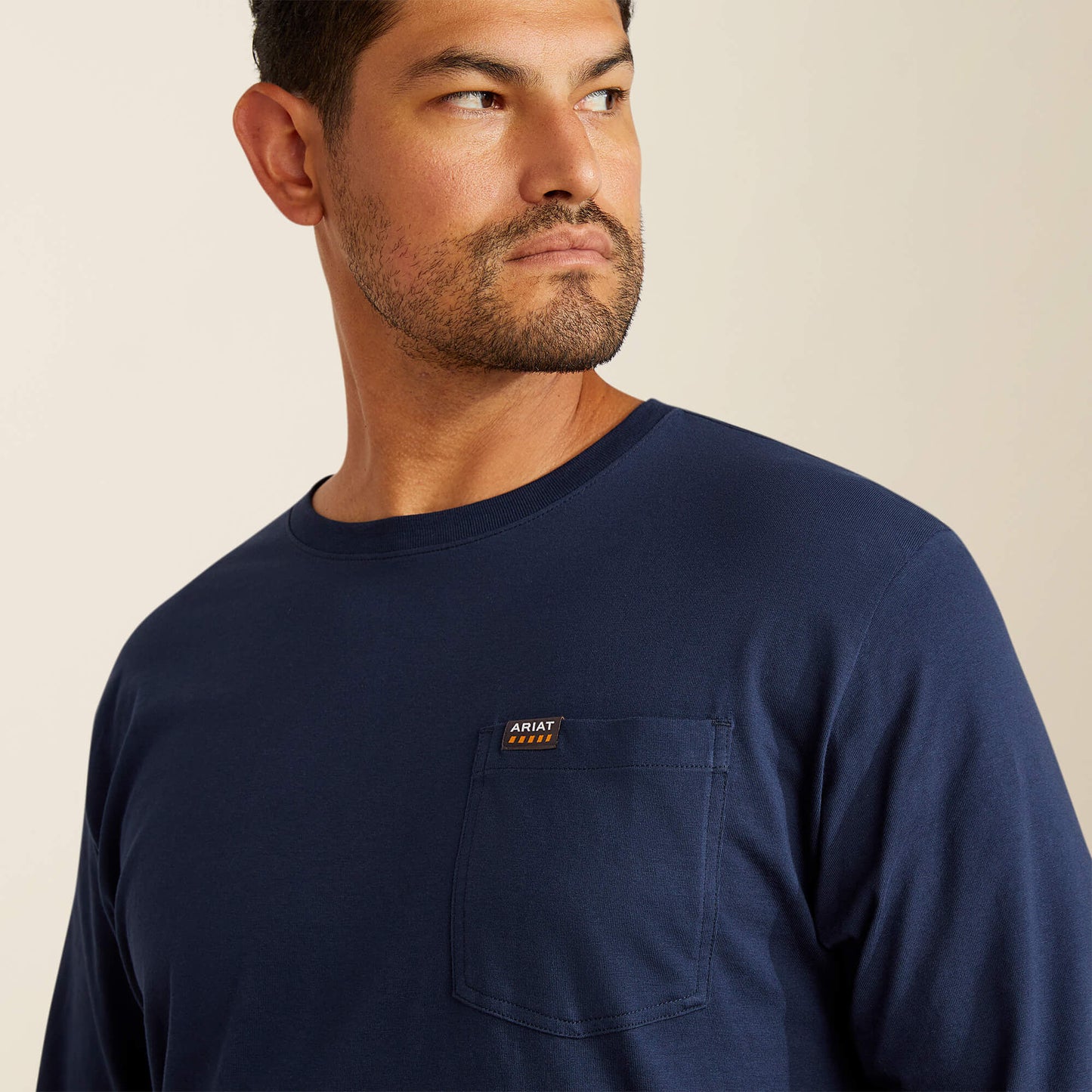 Ariat Men Rebar Cotton Strong Standard Pocket T-Shirt