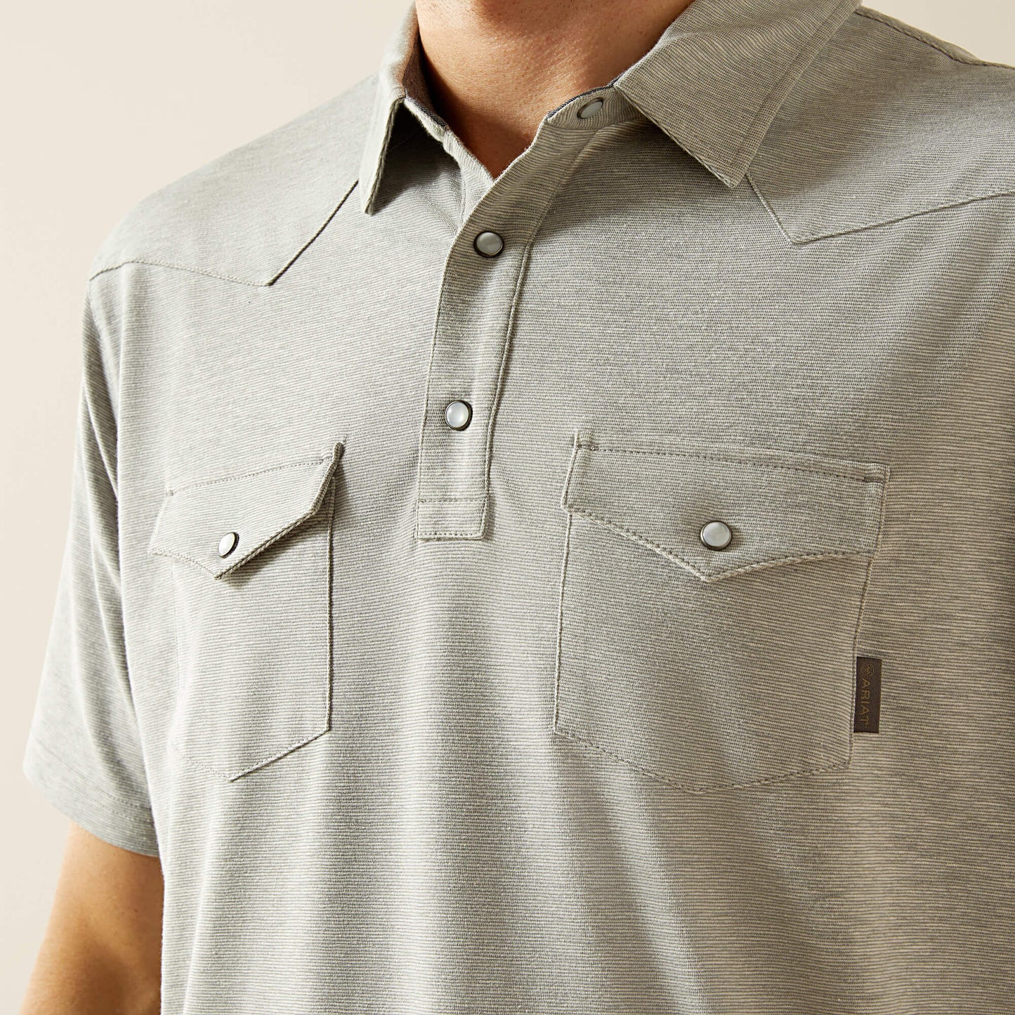 Ariat Men Retro Western Snap Polo