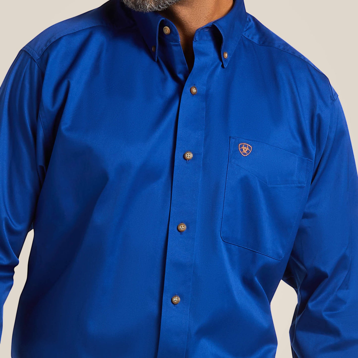 Ariat Men Solid Twill Classic Fit Shirt