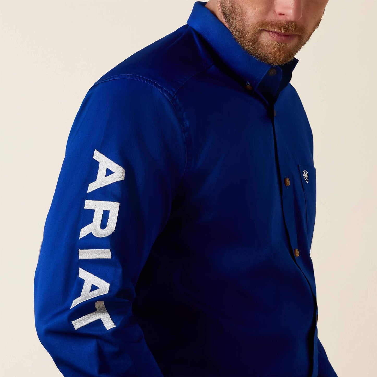 Ariat Men Team Logo Twill Classic Fit Shirt