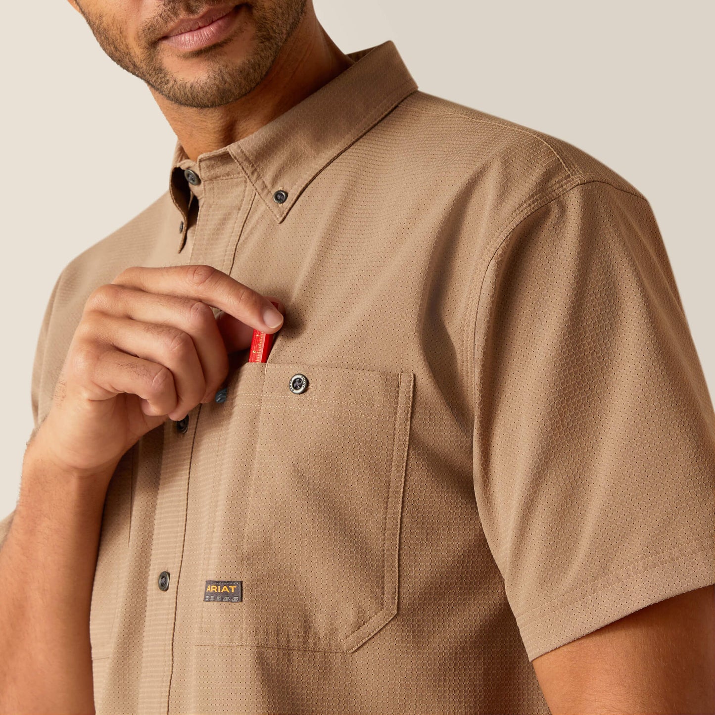 Ariat Men Rebar Made Tough 360 Airflow Work Shirt