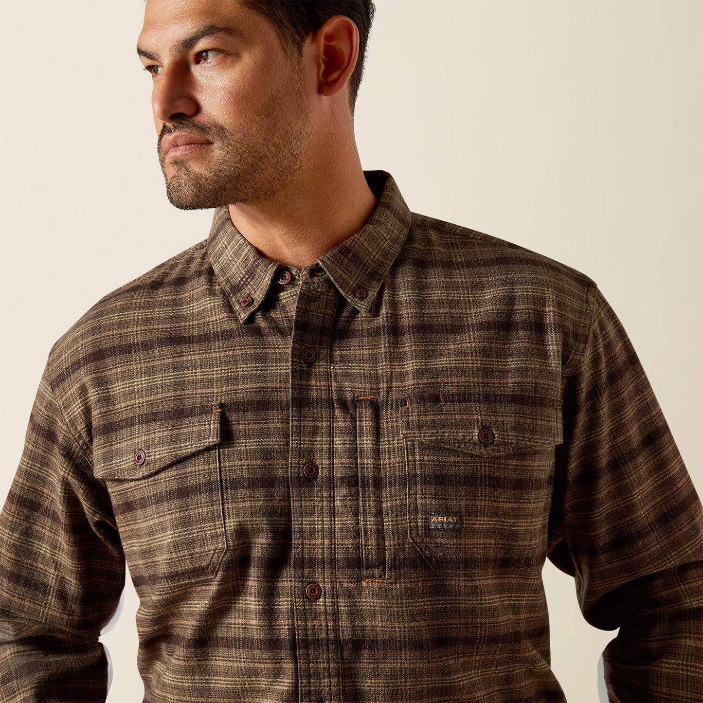 Ariat Men Rebar Flannel DuraStretch Work Shirt