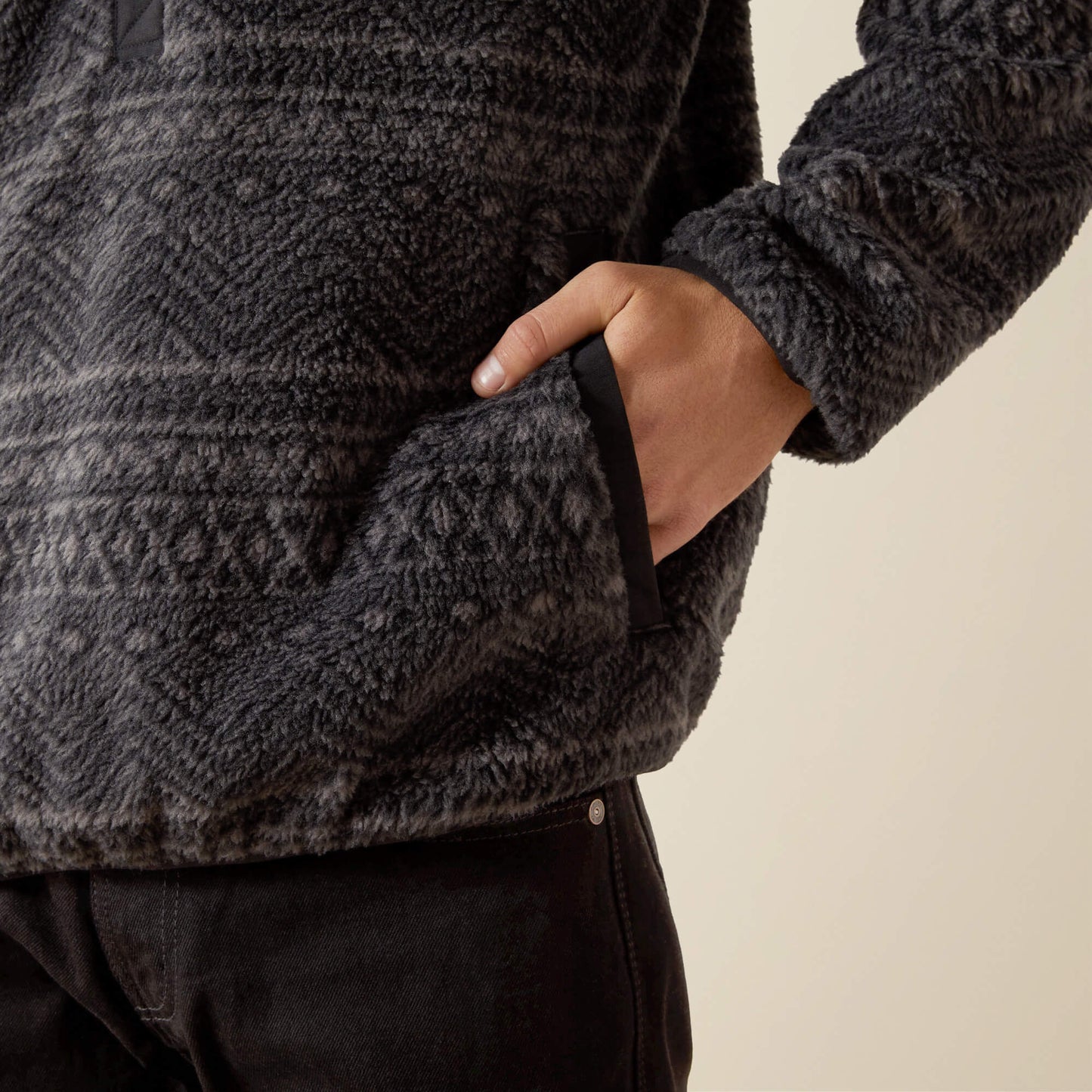 Ariat Men Polar Bear Mock Sweater