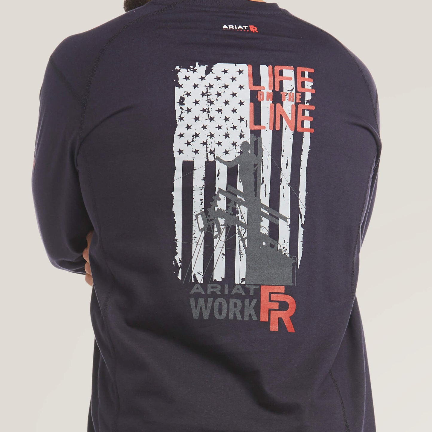 Ariat Men FR Air Life on the Line Graphic Top
