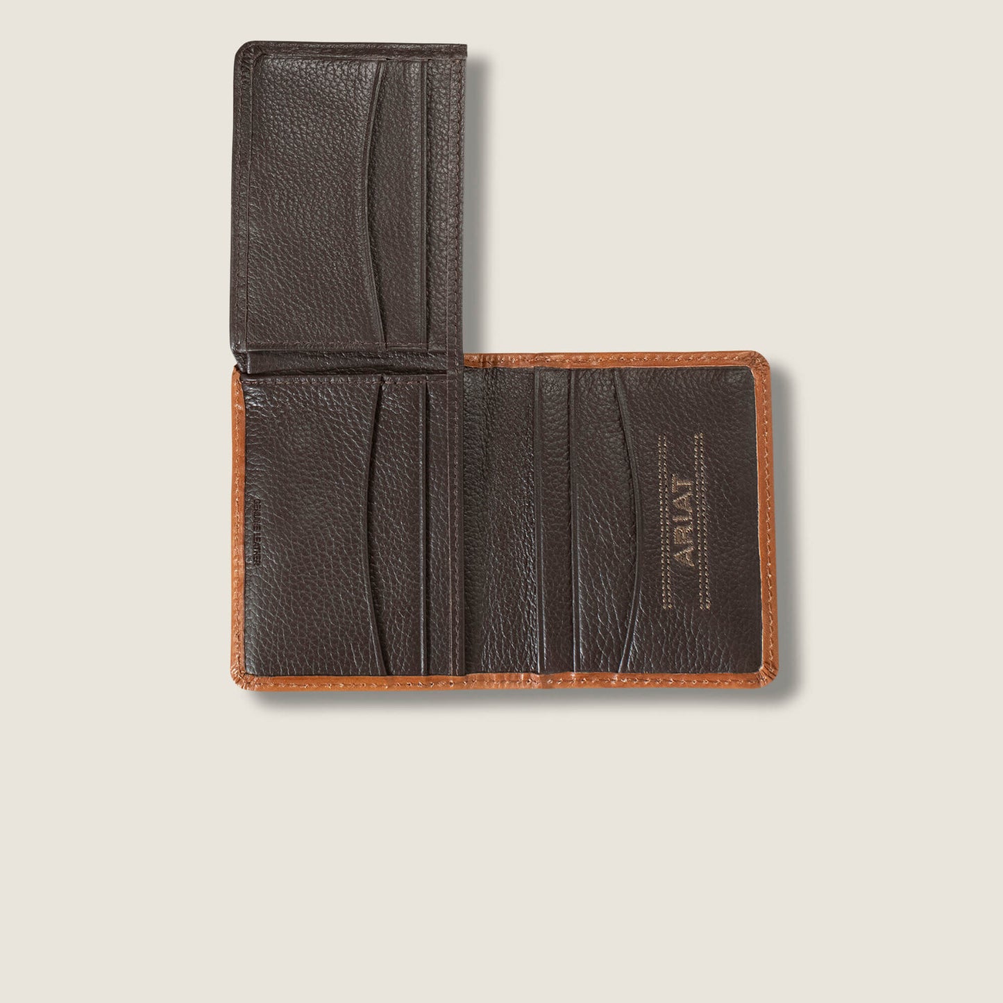 Ariat Men Weaved Bifold Wallet