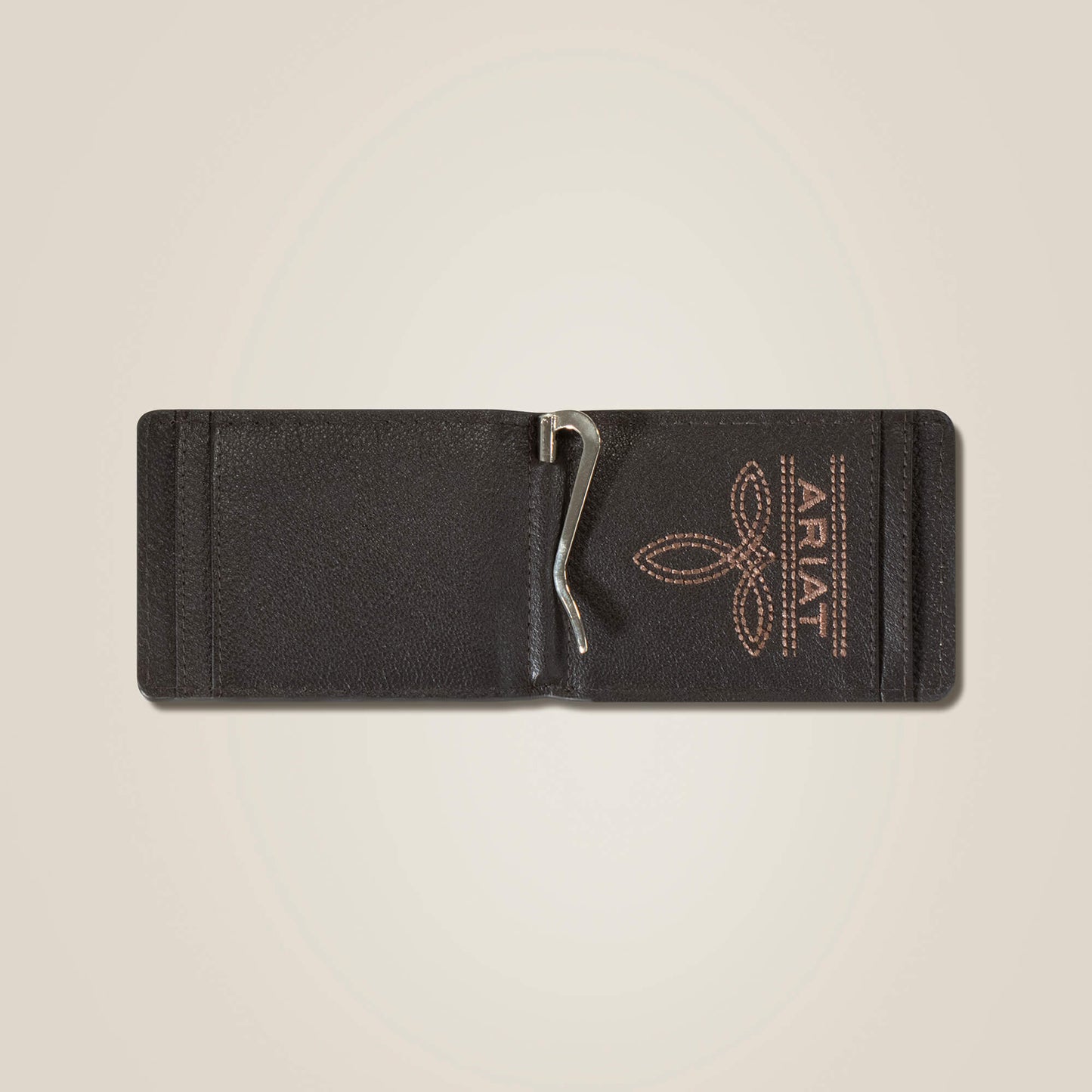 Ariat Men Flag Shield Clip Wallet