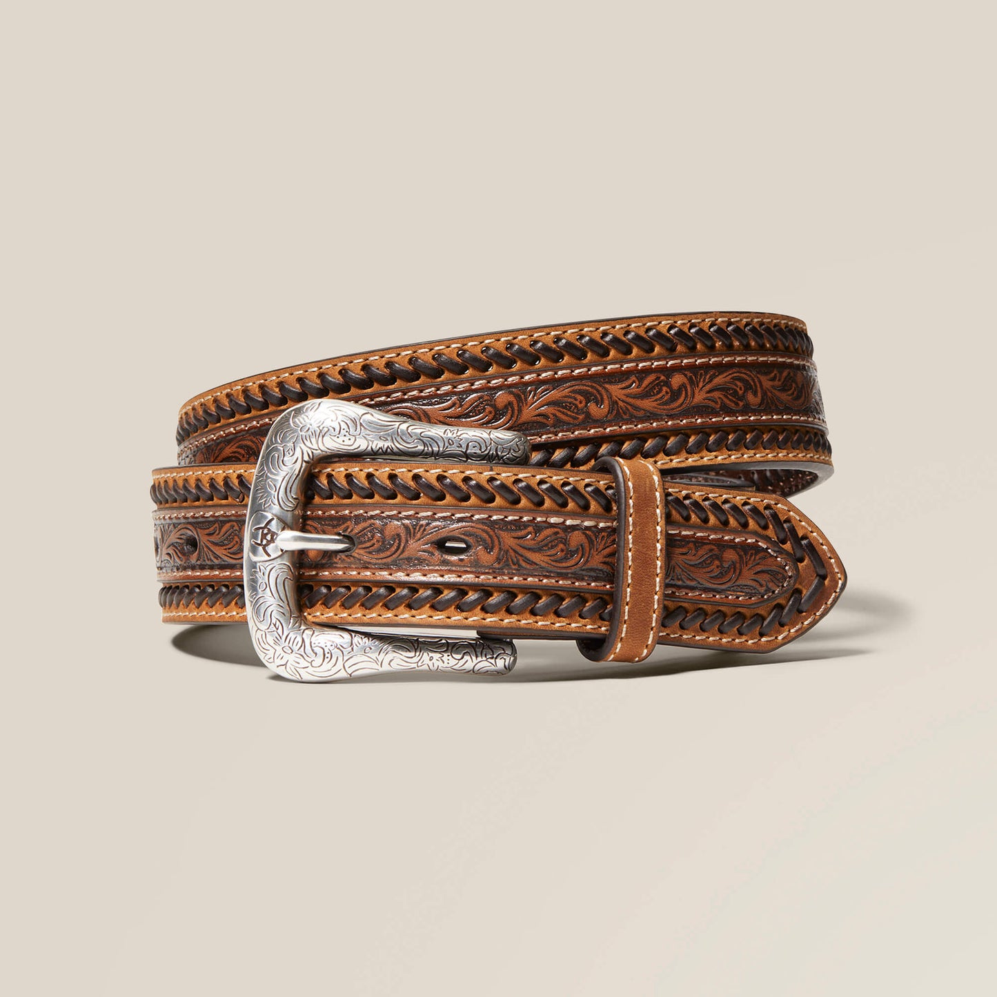 Ariat Men Filigree Stripe Belt