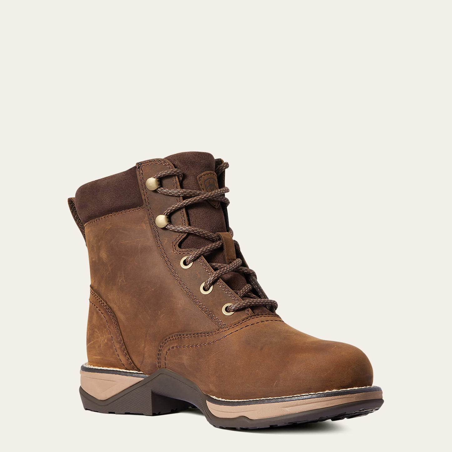Ariat Women Anthem Round Toe Lacer Waterproof Boot