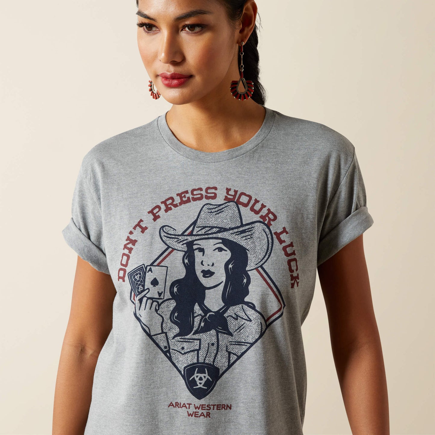 Ariat Women Ariat Don't Press Your Luck T-Shirt