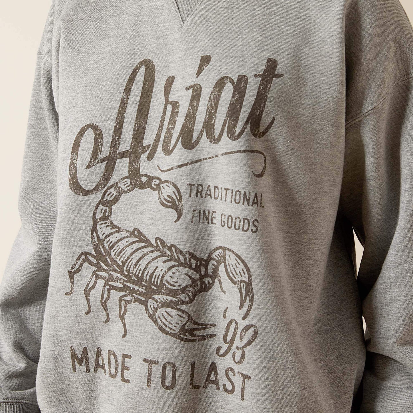 Ariat Women Scorpion Script Oversized Sweatshirt