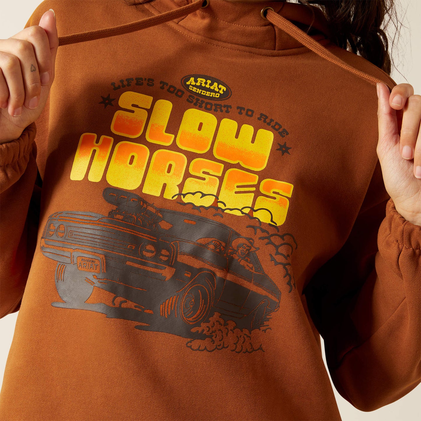 Ariat Women|Trends Essential Sendero Slow Horses Hoodie