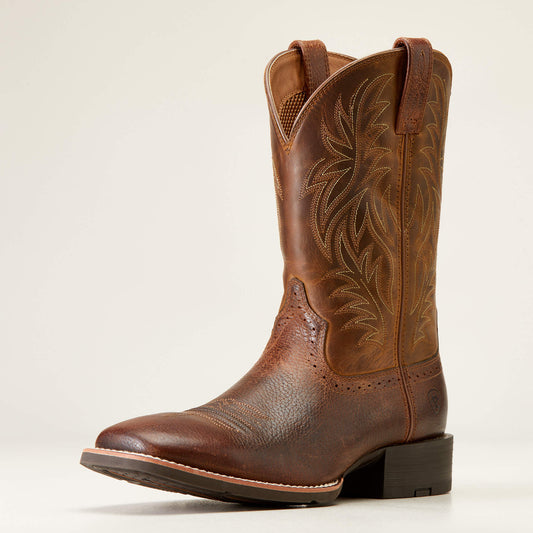 Ariat Men Sport Western Wide Square Toe Cowboy Boot
