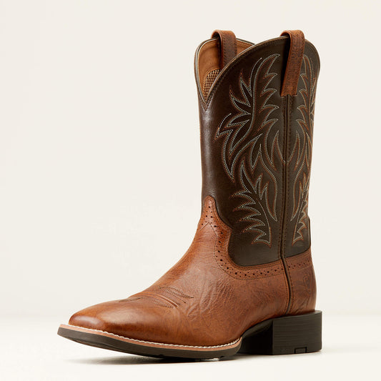 Ariat Men Sport Western Wide Square Toe Cowboy Boot