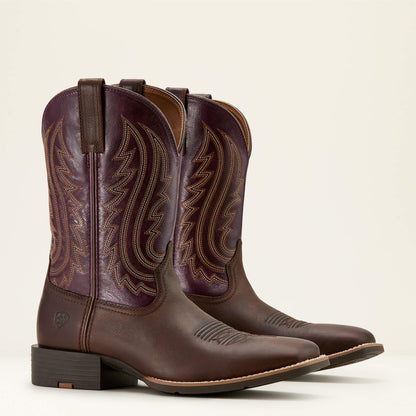Ariat Men Sport Big Country Wide Square Toe Cowboy Boot