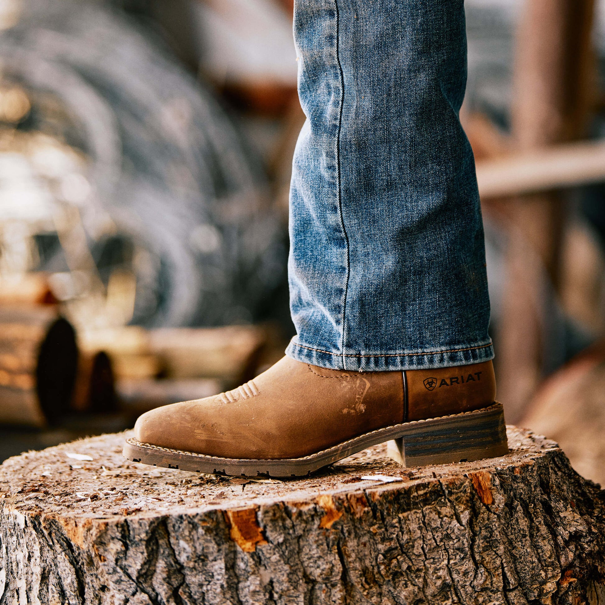 Ariat Men Hybrid Patriot Waterproof Western Boot
