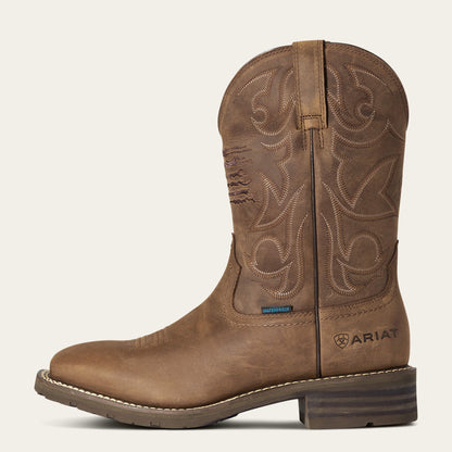 Ariat Men Hybrid Patriot Waterproof Western Boot