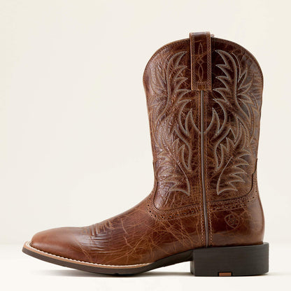 Ariat Men Sport Western Wide Square Toe Cowboy Boot