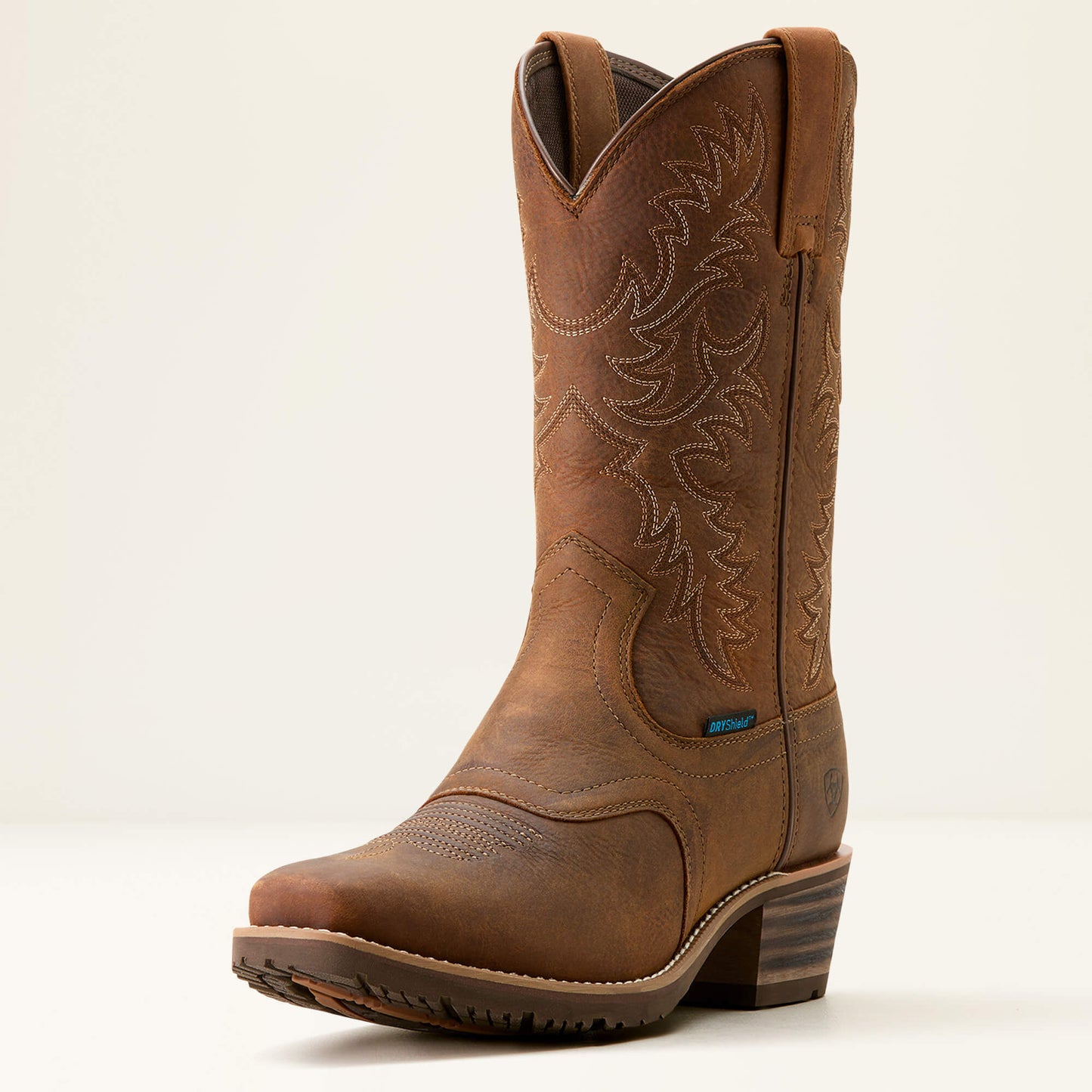 Ariat Men Hybrid Roughstock Square Toe Waterproof Cowboy Boot