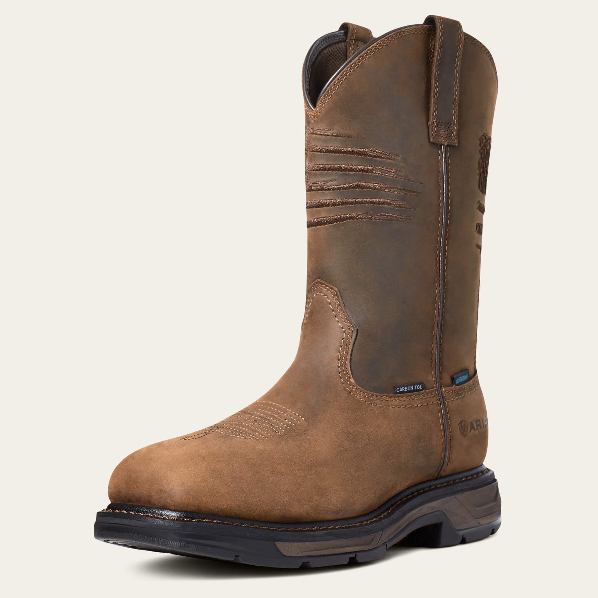 Ariat Men WorkHog XT Patriot Waterproof Carbon Toe Work Boot