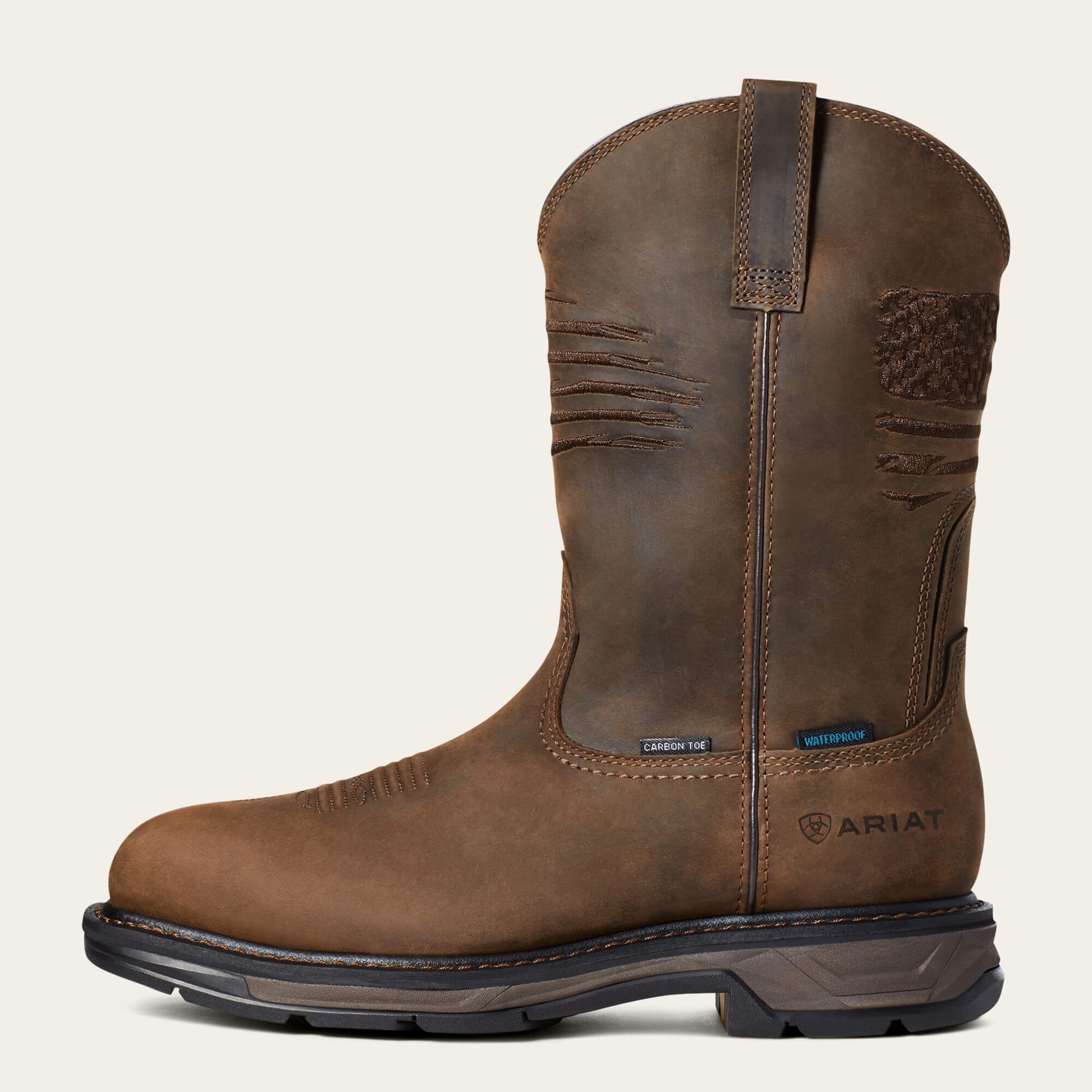 Ariat Men WorkHog XT Patriot Waterproof Carbon Toe Work Boot