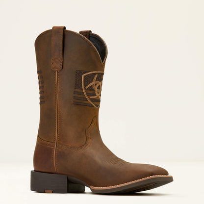 Ariat Men Sport Freedom Wide Square Toe Cowboy Boot