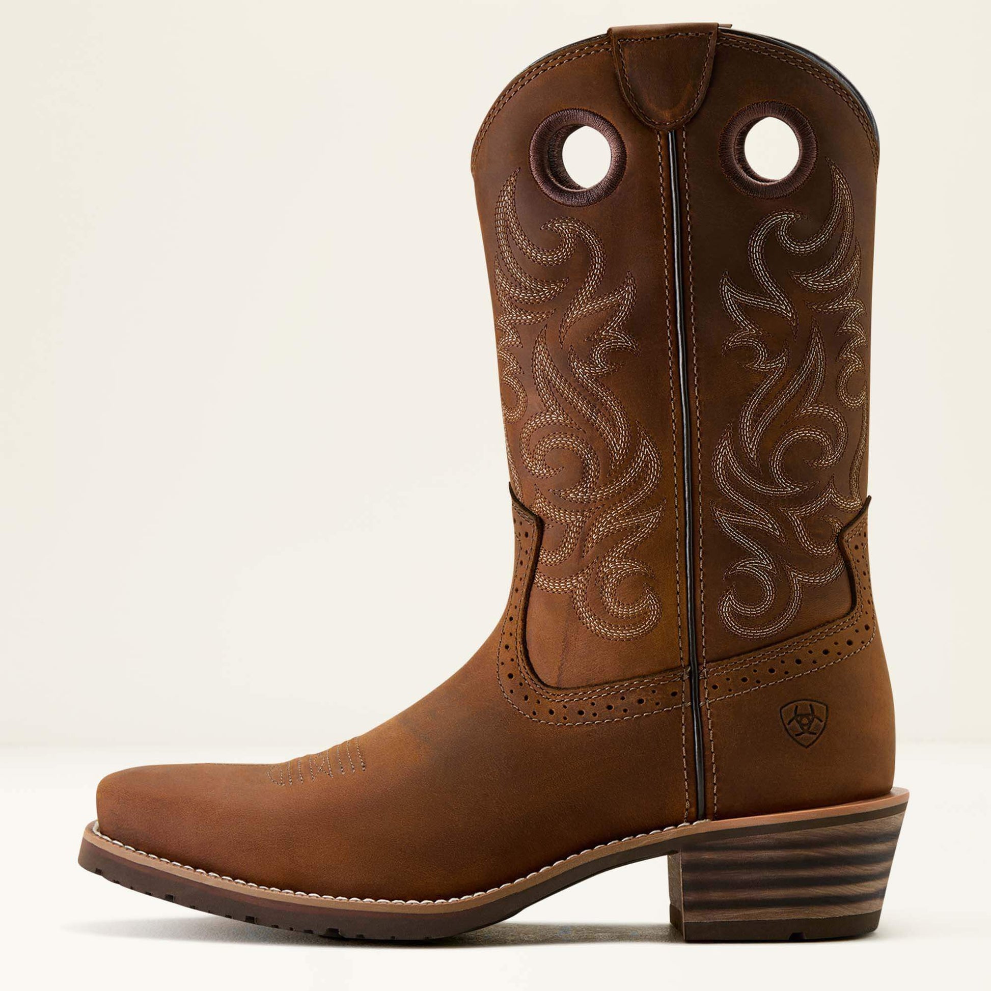 Ariat Men Hybrid Roughstock Square Toe Cowboy Boot