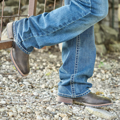 Ariat Men Hybrid Low Boy Wide Square Toe Chelsea Boot