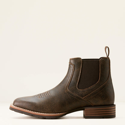 Ariat Men Hybrid Low Boy Wide Square Toe Chelsea Boot