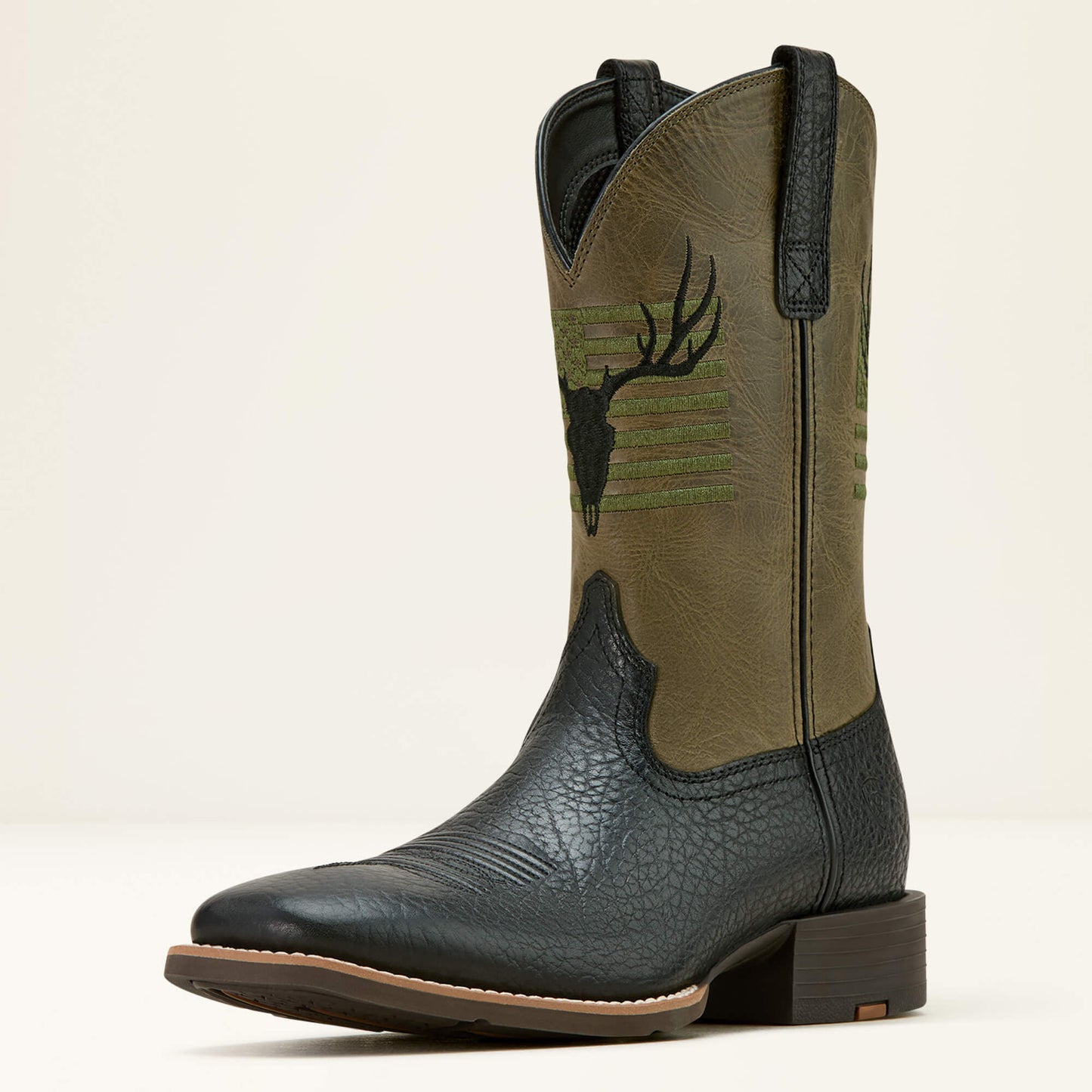 Ariat Men Sport Antlers Cowboy Boot