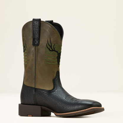 Ariat Men Sport Antlers Cowboy Boot