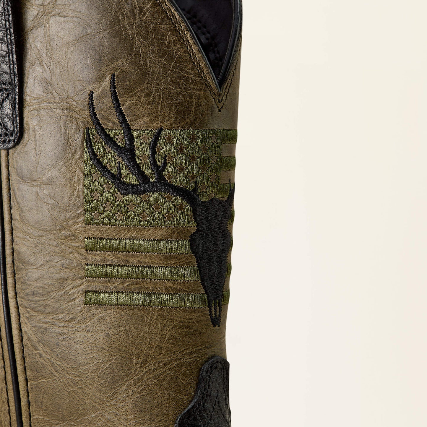 Ariat Men Sport Antlers Cowboy Boot