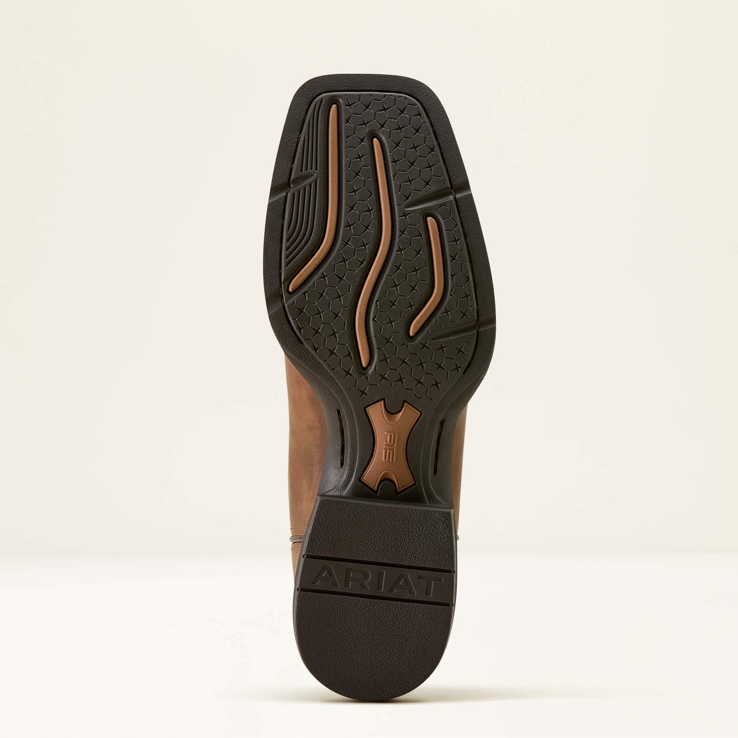 Ariat Men Sport Steer Skull Wide Square Toe Cowboy Boot