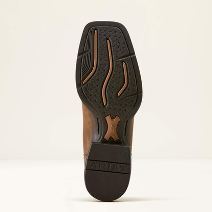 Ariat Men Sport Steer Skull Wide Square Toe Cowboy Boot