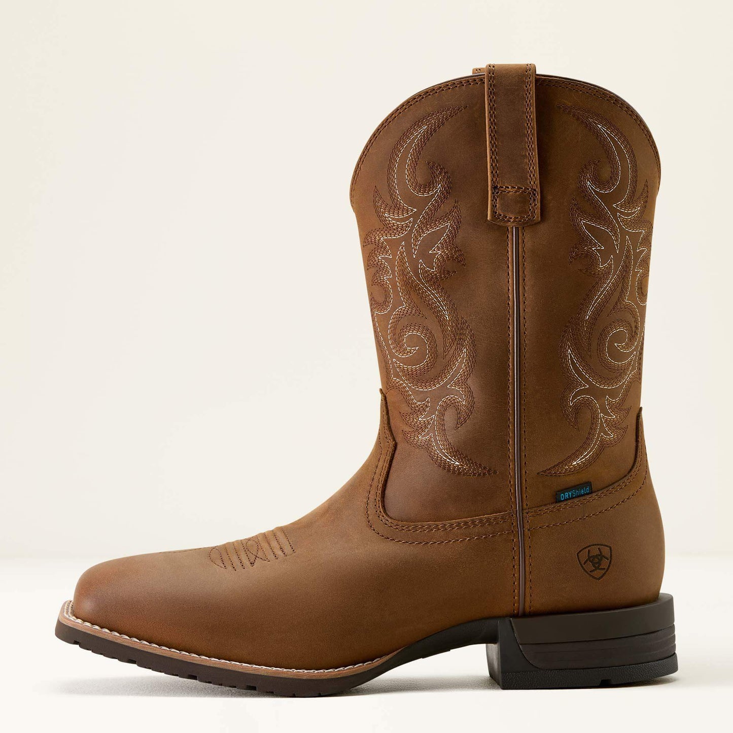 Ariat Men Hybrid Ranchway Waterproof Wide Square Toe Cowboy Boot