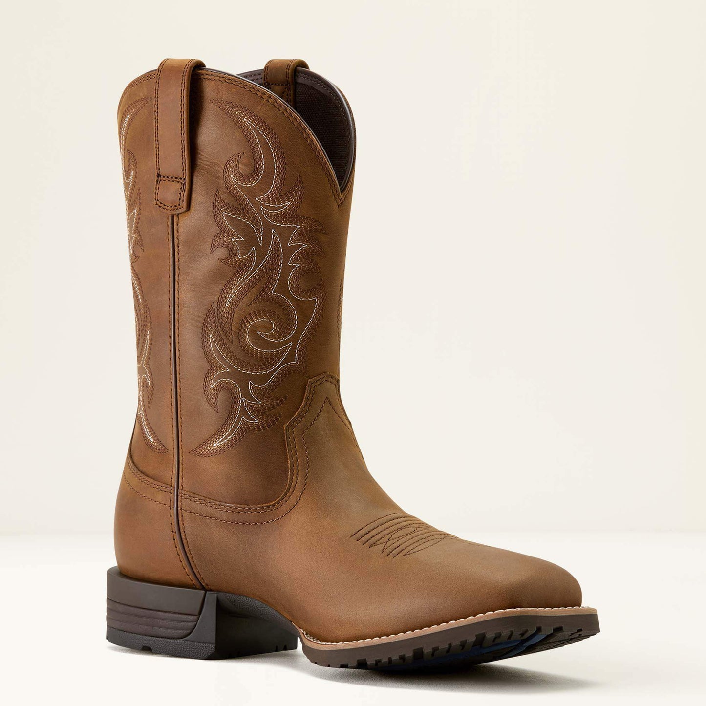 Ariat Men Hybrid Ranchway Waterproof Wide Square Toe Cowboy Boot