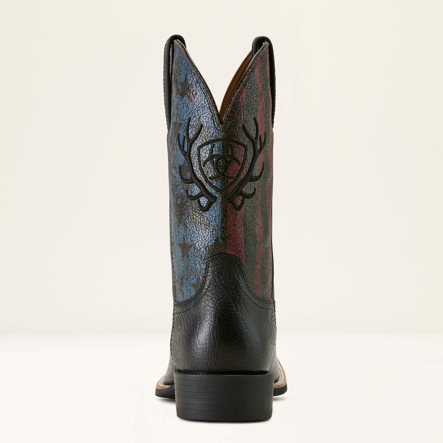 Ariat Men Sport Liberty Antler Wide Square Toe Cowboy Boot