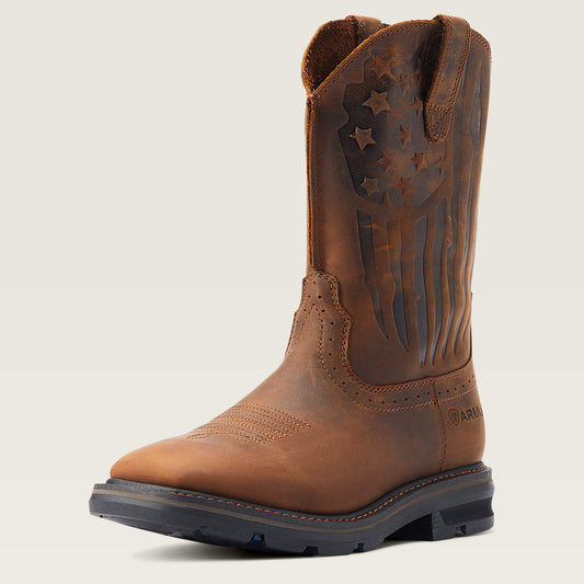 Ariat Men Sierra Shock Shield Patriot Work Boot