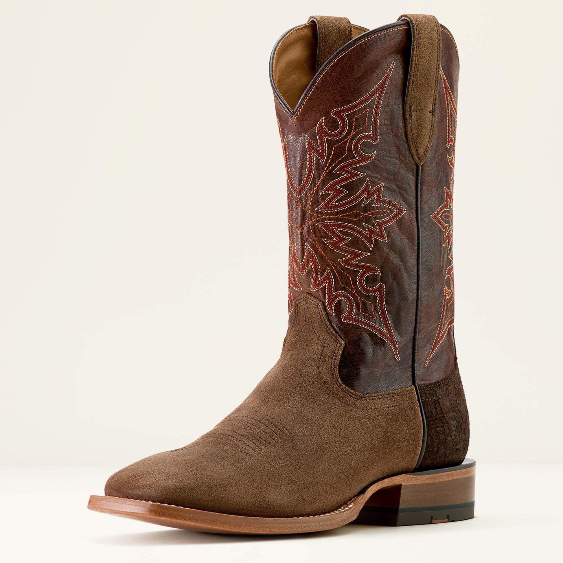 Ariat Men Circuit Gritty Wide Square Toe Cowboy Boot