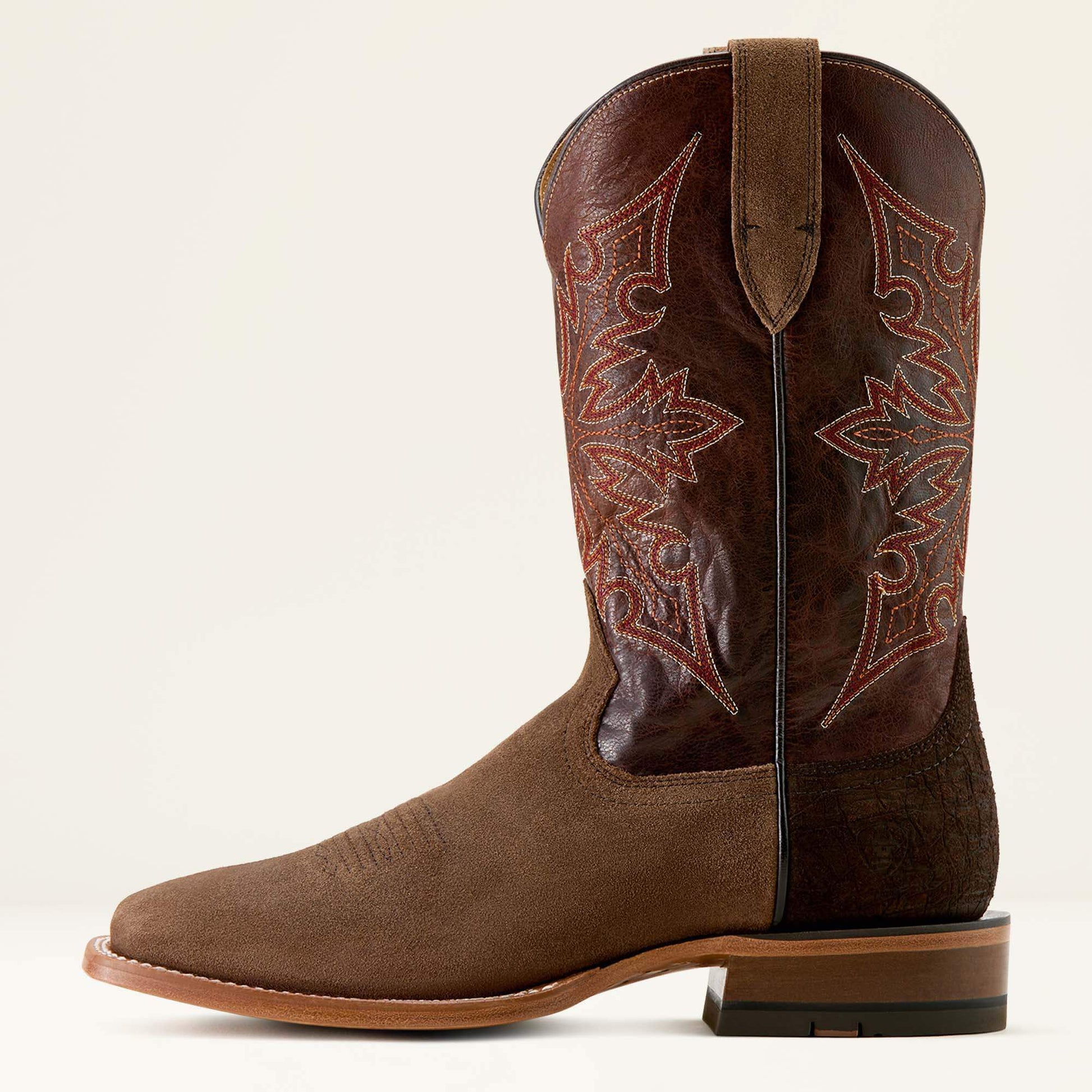 Ariat Men Circuit Gritty Wide Square Toe Cowboy Boot