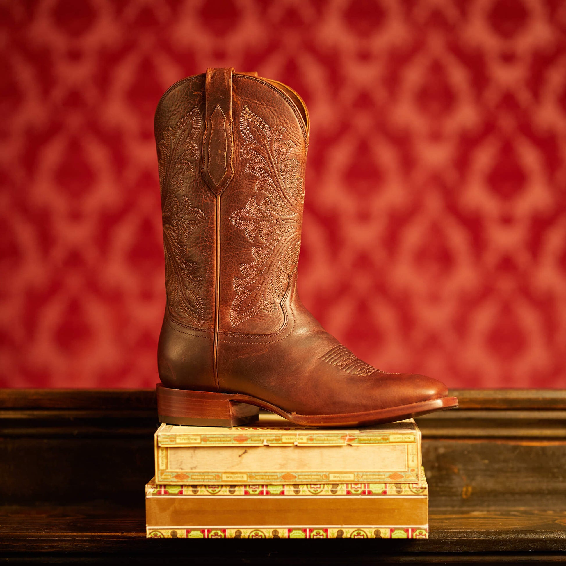Ariat Men Bench Made Bassett Cowboy Boot