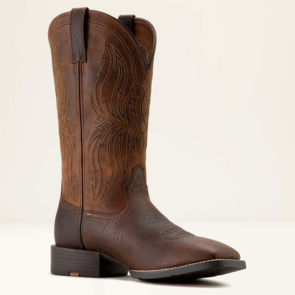 Ariat Men Sport Rustler Wide Square Toe Cowboy Boot