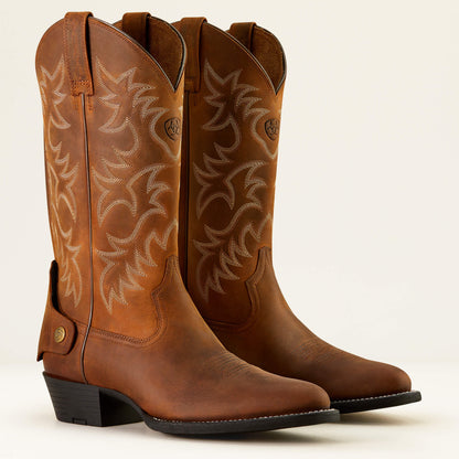 Ariat Men Heritage R Toe EZ Zip Western Boot