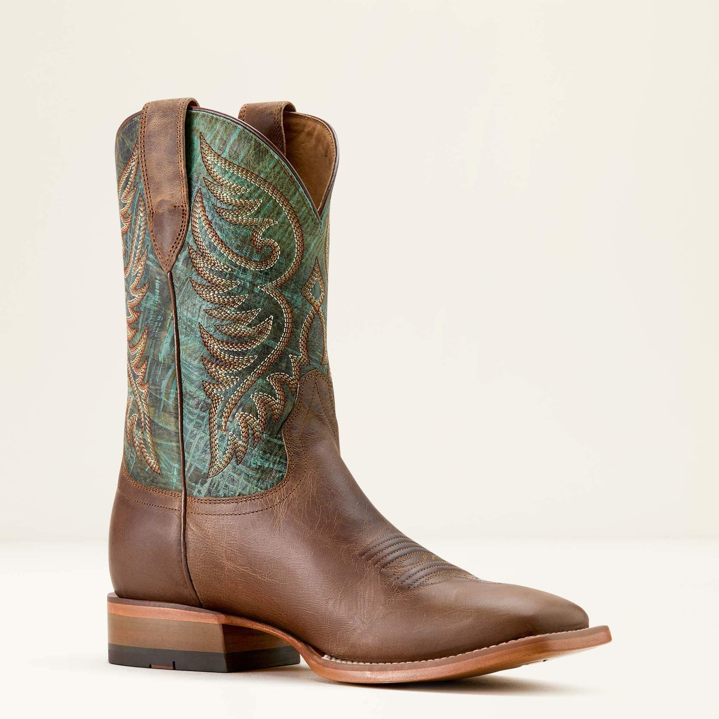 Ariat Men Wiley Wide Square Toe Cowboy Boot