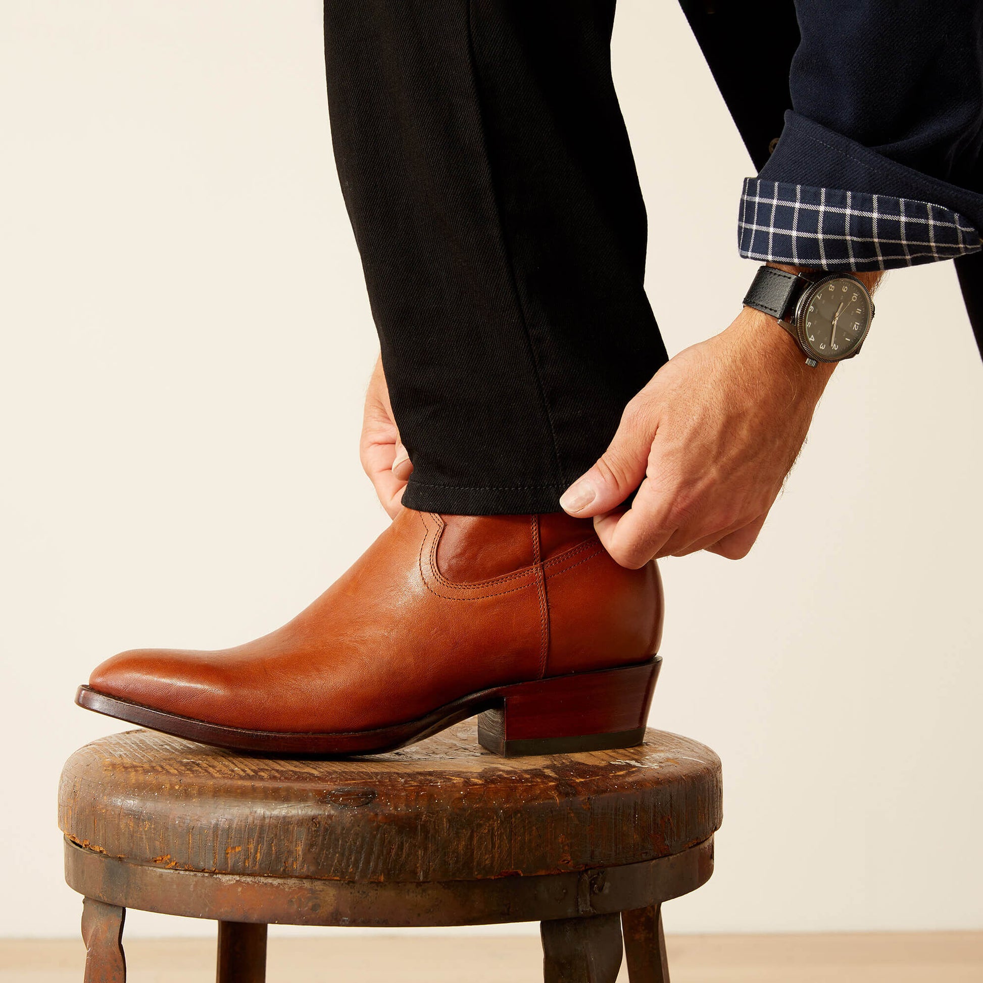 Ariat Men Bench Made Brewer Western Boot