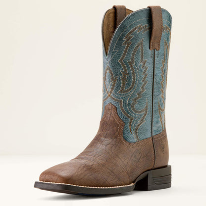 Ariat Men Steadfast Wide Square Toe Cowboy Boot