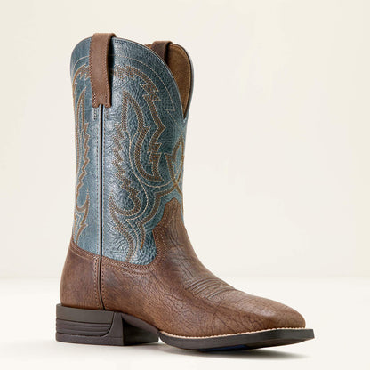 Ariat Men Steadfast Wide Square Toe Cowboy Boot