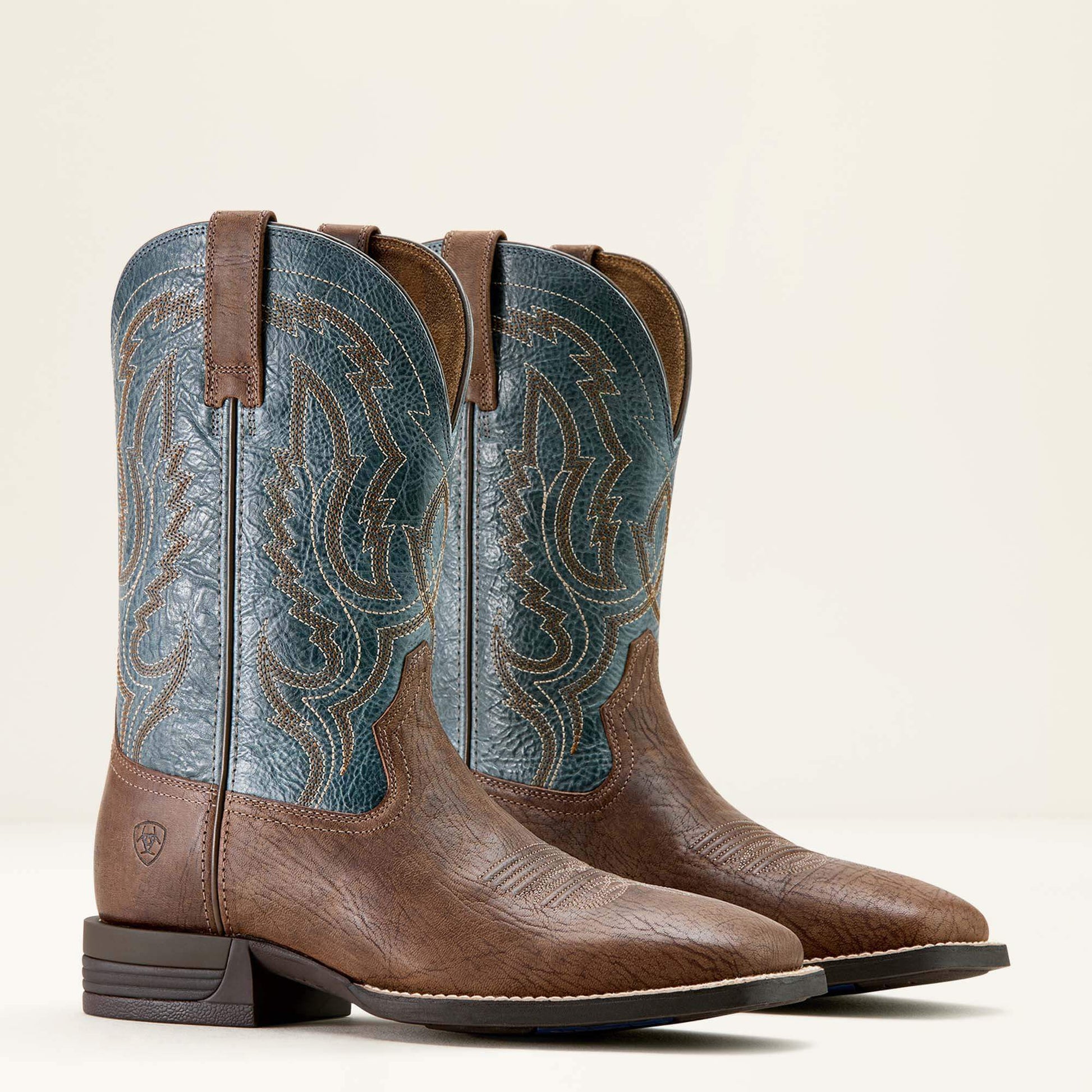 Ariat Men Steadfast Wide Square Toe Cowboy Boot