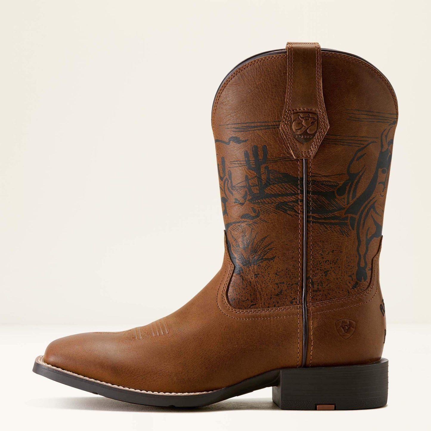 Ariat Men Sport PBR Wide Square Toe Cowboy Boot