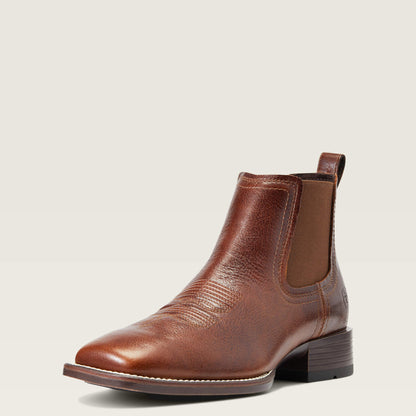 Ariat Men Booker Chelsea Wide Square Toe Western Boot