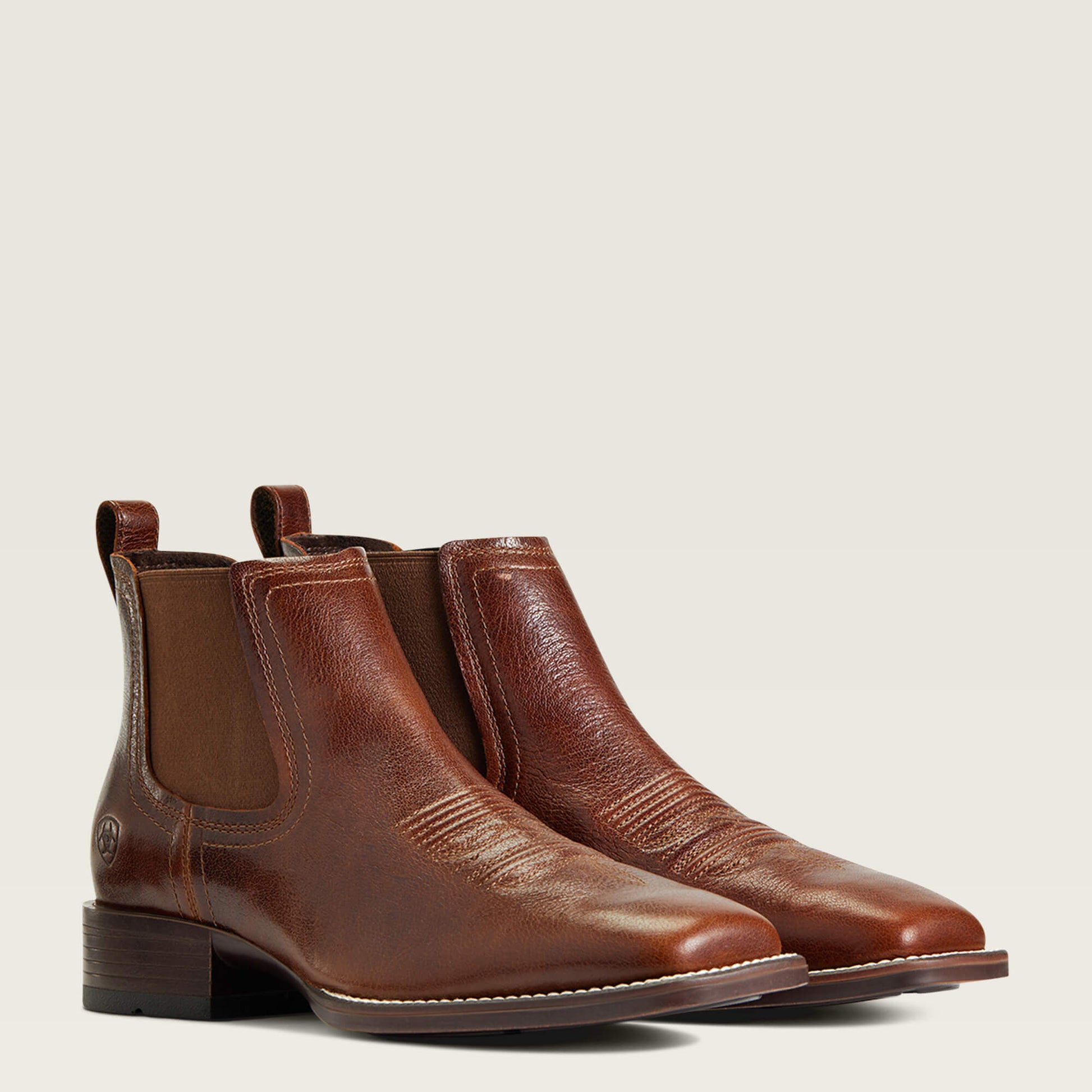 Ariat Men Booker Chelsea Wide Square Toe Western Boot